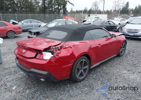 2024 Ford Mustang Ecoboost из США, поврежденный, VIN 1FAGP8UH4R5106515